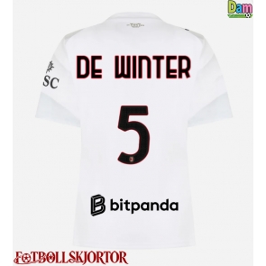 AC Milan Koni De Winter #5 Bortatröja Dam 2026-27 Kortärmad